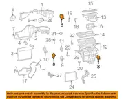 CHRYSLER OEM 05-10 Commander Evaporator Heater Components-Actuator 5143192AA