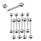 Piercing BAR Barbell Steel Ear Mini Weight Tongue Earring Lobe