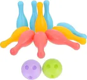 NOLITOY Interactive Bowling Kit for Boys and Girls Lightweight for Indoor Games Random