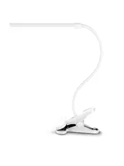 Izzy 1 Light LED Adjustable Clamp Lamp in White