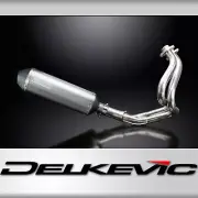 Kawasaki Ninja 650 2012-2016 Complete Exhaust 2-1 13.5" X-Oval Titanium Muffler