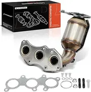 Exhaust Manifold Catalytic Converter with Gasket Kit Direct-Fit Compatible with Toyota RAV4 2006-2012, Highlander 2008-2016, Sienna 2007-2016 & Lexus RX350, RX450h, 3.5L, E.P.A. Compliant