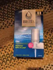 Brita Elite Basic Faucet Mount Filtration System Chrome with 1 Filter