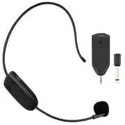 Wireless Microphone Headset,UHF Headset Mic System,165ft Range,Support Voice ...