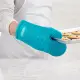 【TRUDEAU】止滑矽膠隔熱手套 藍綠(防燙手套 烘焙耐熱手套)