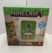 Minecraft Green Mobs Mini Fridge 6 Can Thermoelectric Cooler 4 Litre