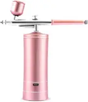 Barbuly Oxygen Injector 180Kpa 2 Speeds Mini Airbrush Machine for Nail Art Tattoo Craft Cake Air Compressor Nano