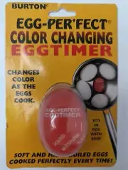 Burton The Original Egg Perfect Color Changing Boiled Egg Timer Brand New