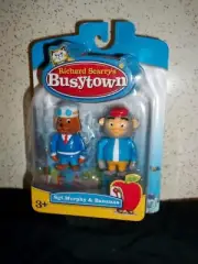Richard Scarry's Busytown Sgt Murphy And Bananas Figures New