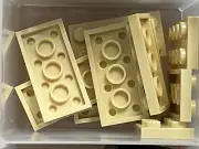LEGO Parts - Tan Plate 2 x 4 - No 3020 - QTY 10