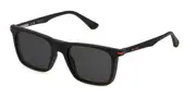 Police UK136 CHAMP JR 1 Kids With Clip-On I41P Kids' Glasses Grey Size 50 - Private Health Rebate - Blue Light Block Available