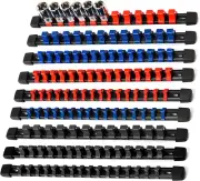 Socket Organizer Set Quality 9-Piece Kit for 1/4" 3/8" & 1/2" Sockets