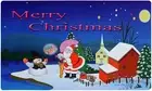 Christmas Welcome Doormat Front Door Mat, Rubber Back Non Slip Door Mat
