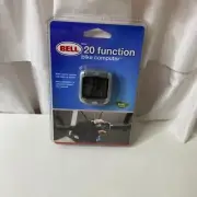Bell 20 Function Gray/Silver Calorie Counter & Backlit Screen Bike Computer New