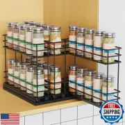 Mystozer Pull Out Spice Rack Organizer for Cabinet, Slide Out Spice Racks Org