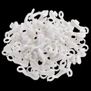 50 Pcs Curtain Rail Roller Track Rod Slides Pulley Hook for Curatin
