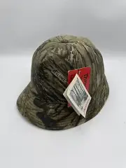 Vintage Youngan Camo Bucket Hat Thinsulate w Flip Up Ear Flaps Hunt Fish New Sm