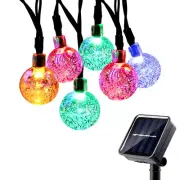 8 Modes Solar Light Crystal Ball 5M/7M/12M LED String Lights Fairy Lights Garlan