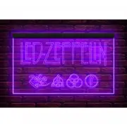 Led Zeppelin illuminated Neon Light Sign For Man Cave Game Room Bar