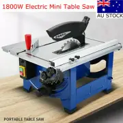 1800W Electric Mini Table Saw Plastic Jade Woodworking Bench Saw +Auxiliary Tool