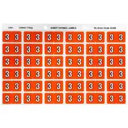 Avery Lateral File Side Tab Label '3' 180 Pack