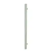 Radiant Vertical Round Single Bar Heated Brushed Satin BRU-VTR-950