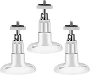 3Pack Ring Camera Mounting Bracket,360° Adjustable Security Camera Wall Mount Bracket for Ring Cameras Wall Mount Holder,Easy Installation for Indoor and Outdoor Use(White,Size:2.68x3.54inch)