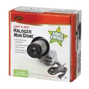 Zilla MINI Halogen Dome Fixture Reptile Terrarium Lamp Light