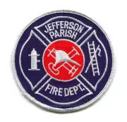 Jefferson Parish Fire Department Patch Louisiana LA v5
