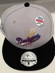 Los Angeles Dodgers 2023 Lids Cosmic Topps Chrome Mitchell & Ness Cap Hat 7 5/8