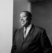 Jazz bassist Eugene Wright of the Dave Brubeck Quartet, 1960 OLD PHOTO 1