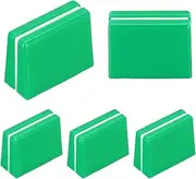 sourcing map Universal Fader Knobs, Green White Mixer Fader Caps Slider Potentiometer Replacement Plastic for DJ Controller Mixer Console, 5 Pack