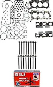 DNJ HGB482 Cylinder Head Set with Head Bolt Kit For 2008-2015 for Mazda CX-9 3.7L 3726cc 227cid V6 DOHC
