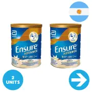 Suplemento Abbott Ensure Advance sabor vainilla de 850g - Polvo X2 Units
