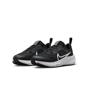 【NIKE 耐吉】慢跑鞋 女鞋 大童 運動鞋 小飛馬 緩震 AIR ZOOM PEGASUS 40 GS 黑 DX2498-001