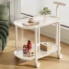 White Side Table ABS Coffee Tea Table High Quality Corner Table