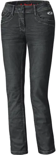 Held Crane Ladies Motorcycle Jeans, black, Size 31 for Women