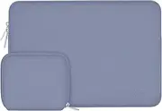 [MOSISO] Laptop Case 16 inch, 15-15.6 inch Laptop Sleeve Bag Compatible with MacBook Pro 16 inch, HP, Acer, Dell, Lenovo, ASUS Notebook, Neoprene Computer Sleeve Bag with Small Case, Lavender Gray