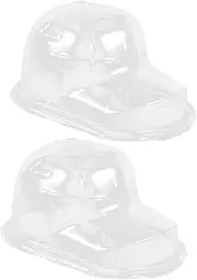 HONMEET 2pcs Baseball Cap Display Stand Hat Holder Rack Hat Display Case Baseball Cap Shaper