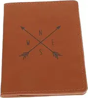 [CALLARON] Men PU Passport Holder Travel Wallet Design with Multiple Pockets for Passport Credit Cards Id and Cash Durable and Wear Resistant Travel Accessory Present