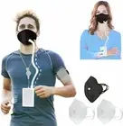 Wearable Air Purifier & Mask, Portable Electric Air Purifier HEPA Filter & Mask