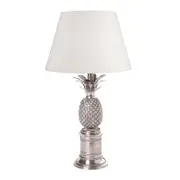 Belle Bermuda Pineapple Table Lamp w/Brass Base 46cm Bedside Light Antique SLV