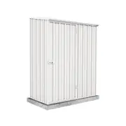 Absco Sheds 1.52 x 0.78 x 1.95m Surfmist Space Saver Single Door Shed