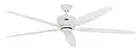 Energy saving Ceiling Fan with Remote Control & Timer Eco Elements White 180 CM