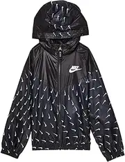 [Nike] Kids Girl's Essentials Windbreaker Jacket (Toddler/Little Kids) Black 6 Little Kid