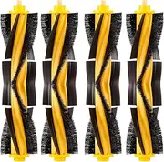 (4 Pieces) N10 Roller Brushes Main Brush Replacement Parts for Ecovacs DEEBOT OZMO N10 N10 Plus 920 950 T8 AIVI Max T9 T5 N5 N7 N8+ N8 Pro DX55 DX93 DJ65 Robot Vacuum