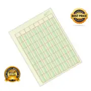 8 Column Ledger, Columnar Analysis Pad, 8.5"x11", 100 Pages, 3 Hole Punch for Da