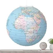 Travel Theme Lanterns - Earth Day Decorations for Home,Earth Day World Map Classroom Lantern Earth Globe Ornament for Home