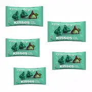 HERSHEY'S KISSES Mint Truffle Flavored Dark Chocolate LOT of 5