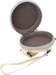 [LIFKOME] Box Foldable Sunglass Case Portable Zippered Eyewear Organizer for Travel Round Design Lightweight Soft Material for Outdoor Use and Daily Carry